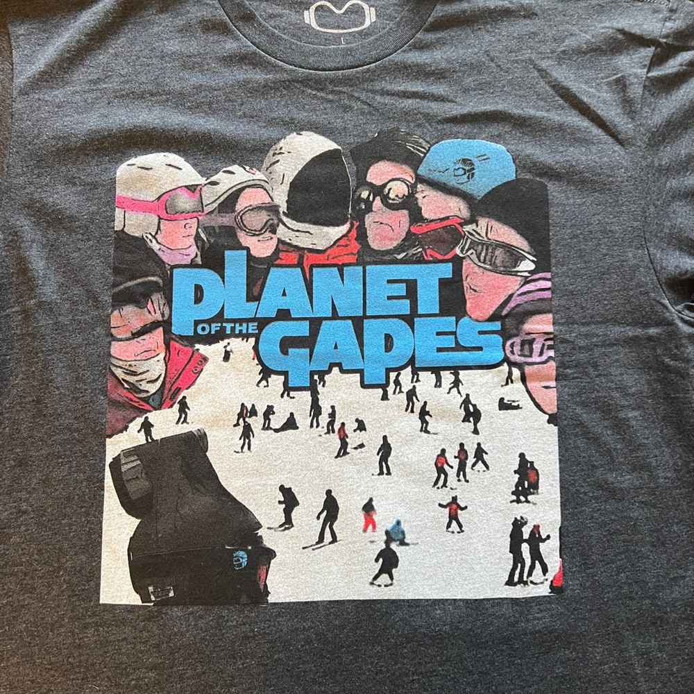 Planet of the Gapes Graphic Tee - Gray